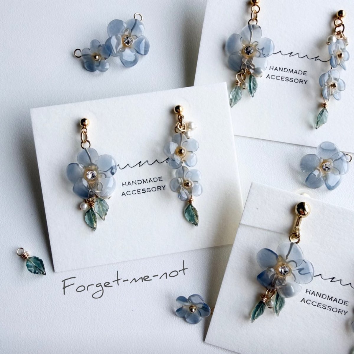 _emma_craft's tweet photo. 勿忘草のピアス/イヤリング

#ハンドメイドアクセサリー #レジンアクセサリー #handmadejewelry #HandmadeInJapan https://t.co/QuM2UhjO1N