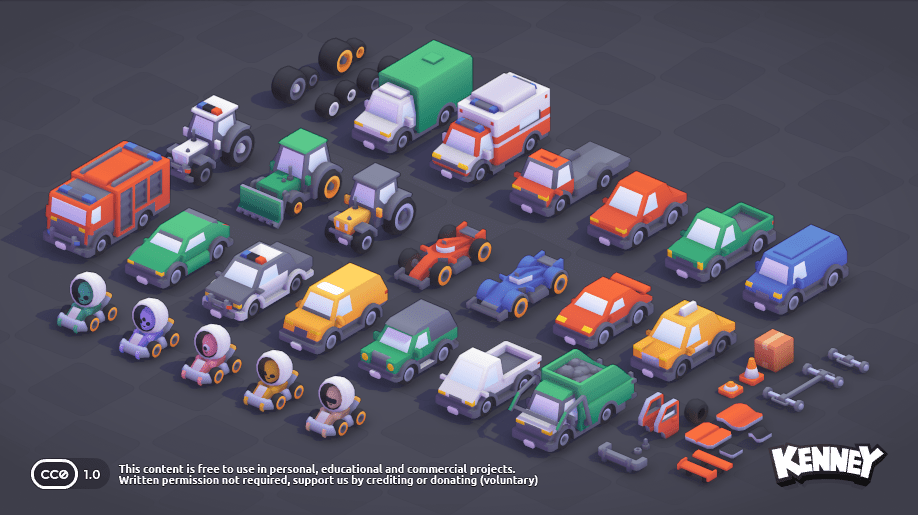 Platformer Kit and Car Kit have been updated to fix a color issue with ...