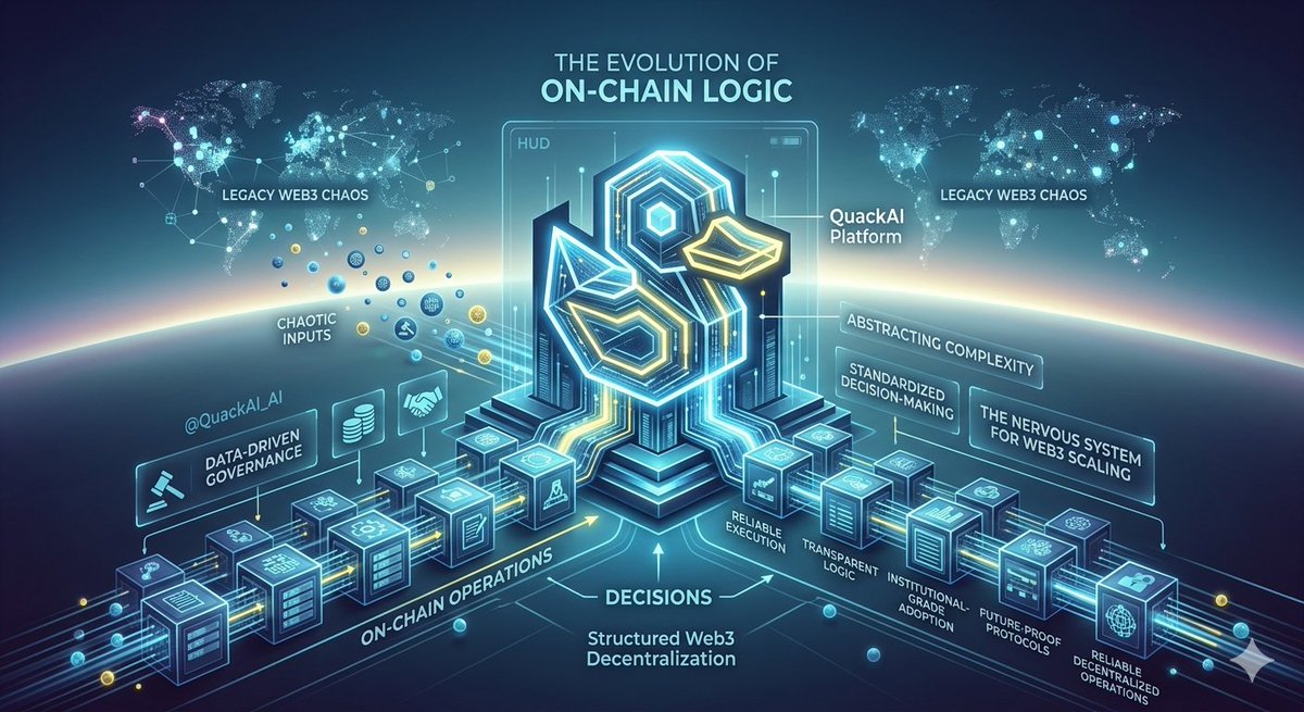 Emmanie_Onuche's tweet photo. ⚡ Web3 evolution isn’t just throughput—it’s governance + execution under pressure.
@QuackAI_AI delivers:
- Data‑driven decision making
- Cryptographically enforced execution
- Human‑readable, rule‑bounded autonomy
This is the infrastructure layer for adoption.
#Quackit $Q. https://t.co/zWBKZqY0v9