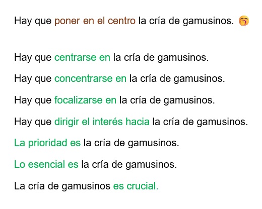 ¿Cómo decíamos _poner en el centro_ antes de decir _poner en el centro? 

#correccióndetextos #expresionespseudomolonas