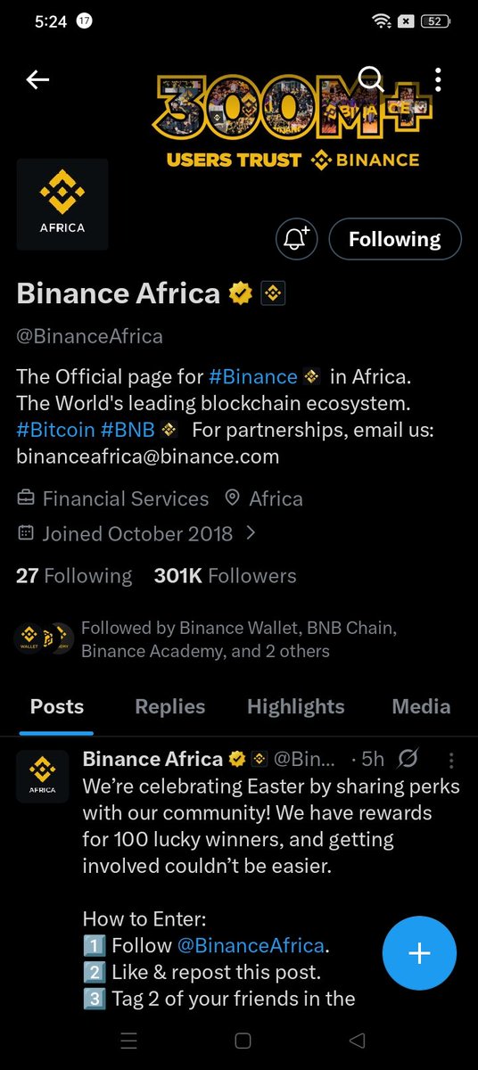 Taurenox's tweet photo. @BinanceAfrica Happy Easter to all my friends 
@assr @ZubairSanan 
UID:1196112284 https://t.co/HO14Mt6780