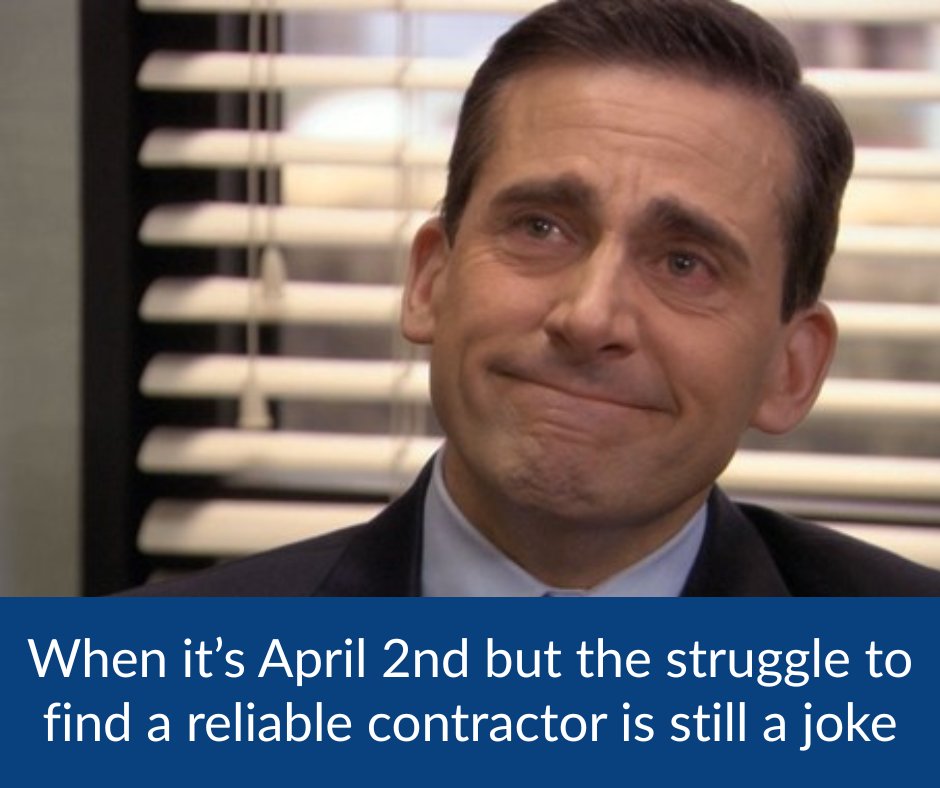 PropMngrInsider's tweet image. April Fools may be over, but the contractor search struggle is still very real. BidSource connects you with qualified contractors without the runaround.

Start your next project with BidSource!

#PropertyManagement #FacilityManagement #AprilFools