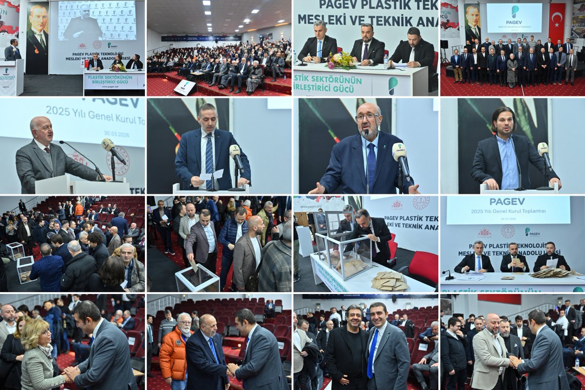PAGEV1989's tweet photo. PAGEV 2025 Genel Kurulumuz başarıyla gerçekleştirildi.

Sayın Yavuz Eroğlu, üyelerimizin oy birliğiyle yeniden başkanlığa seçilerek güven tazeledi.
Bu sonuç; sektörümüzde son yıllarda kurulan istikrar, birlik ve güçlü temsil anlayışının teyididir.
Genel Kurul’da verilen mesaj net: Yasak değil, akıllı dönüşüm.

PAGEV olarak kararlıyız: Türkiye’yi plastik ve geri dönüşümde küresel merkez yapacağız. Teşekkür ederiz.
Detaylar: https://t.co/AMPNTteEJl
