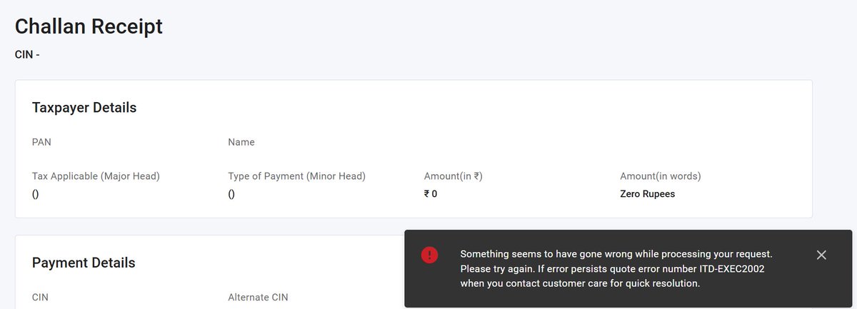 Day 2 of the new Income tax portal and already it's acting up. 

Will it be able to sustain the year. 

#Incometax2026 #Incometax