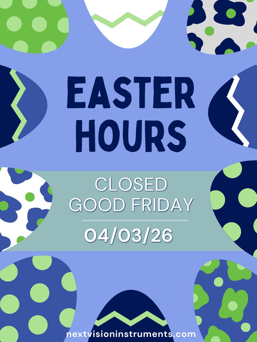 NextVision_'s tweet image. We will be closed in observance of Good Friday.
📅 Friday, April 3

Our team will resume normal business hours Monday.

Wishing you a peaceful and meaningful Easter weekend.

#nextvisioninstruments #HolidayHours #EyeCareProfessionals #Ophthalmology