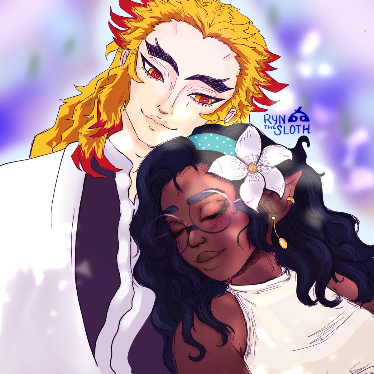 I FINALLY finished this art piece for Dotty! It may have taken me many a moon, but I think it turned out lovely🥰