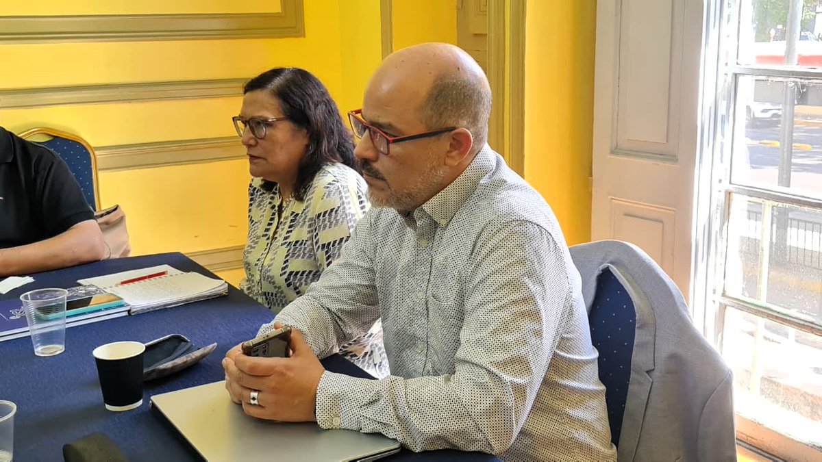 anefchile's tweet image. 🧐 Este miércoles 01 de abril, nuestro primer vicepresidente, Helmuth Griott Bohn, y nuestro secretario general, Carlos Insunza Rojas, asistieron a una reunión de las organizaciones sindicales de la Mesa del Sector Público (MSP-CUT).

#ANEF #MSP #LibertadSindical #CUT #40Horas