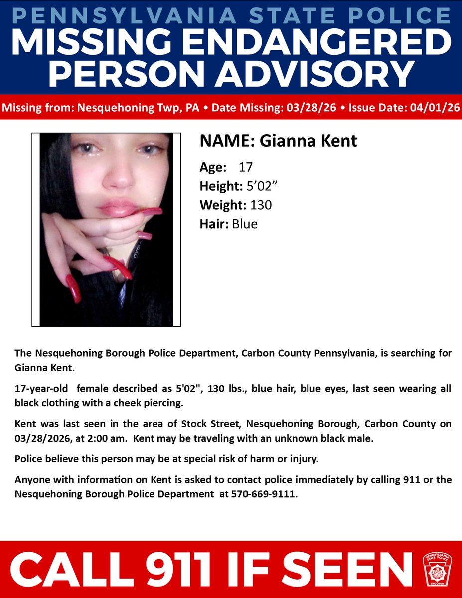 PA State Police tweet media