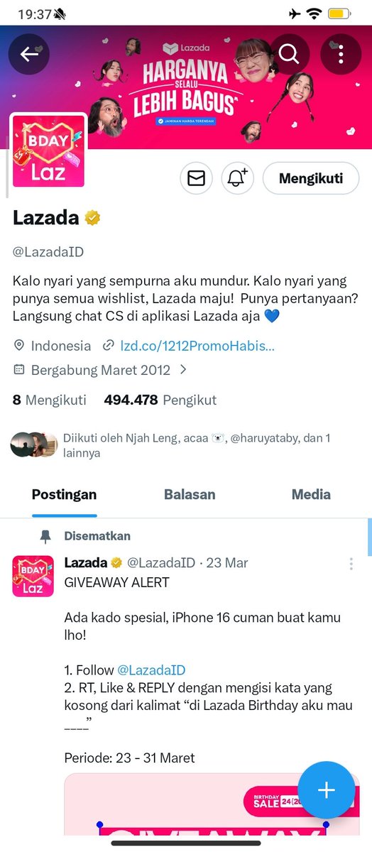 Tyysar's tweet photo. @LazadaID Mau sepeda listrik di Lazada 4.4 Sale!

Sepeda listrik melaju pelan,
dipakai santai ke sana-sini.
Terima kasih Lazada sudah adain giveaway keren,
semoga selalu sukses dan makin maju setiap hari! 🤍 https://t.co/WIMKbHw8F8
