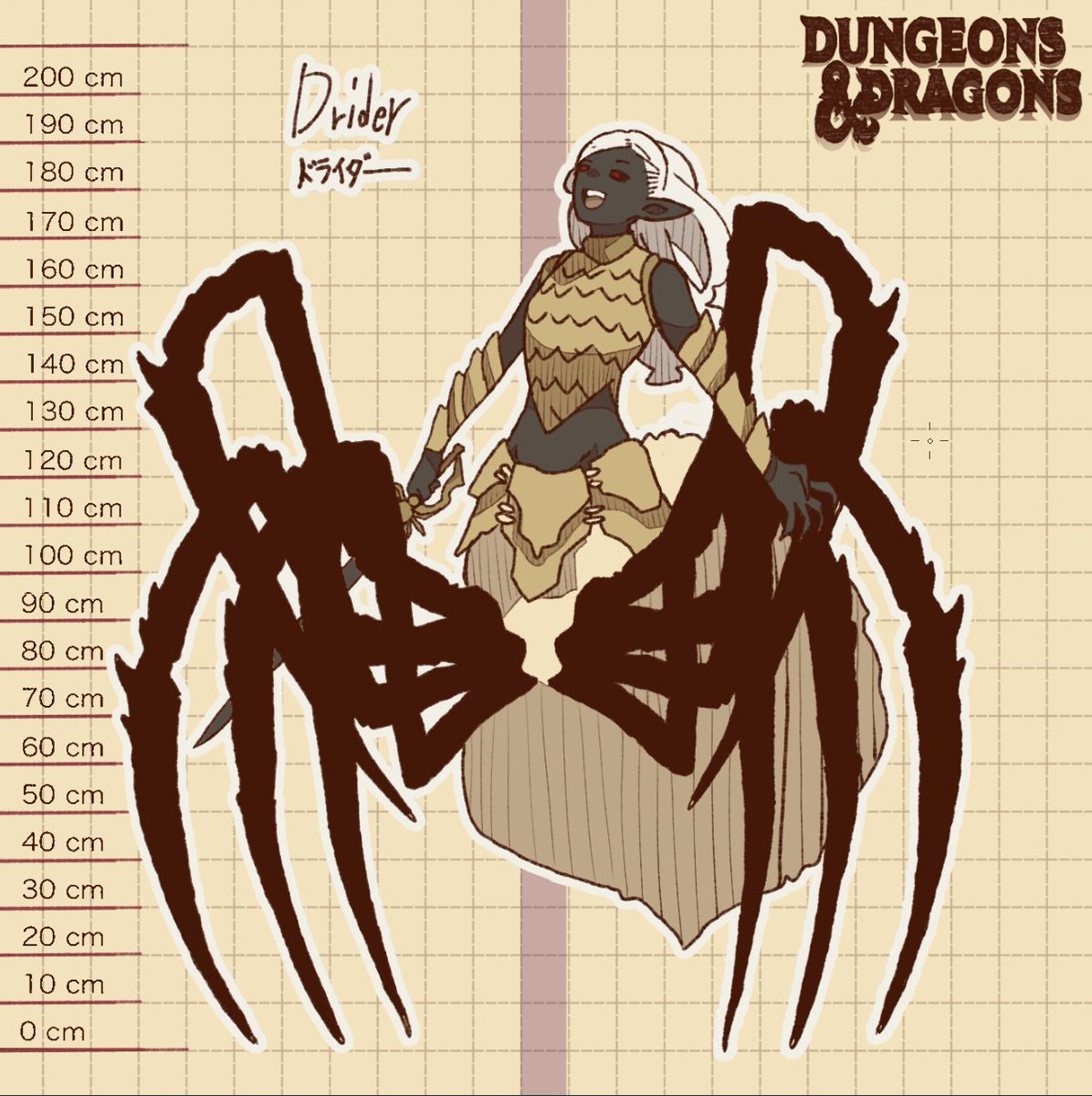 Tatataworld75's tweet image. #dnd #dnd5e #TRPG好きと繋がりたい
ドライダーってかっこいいけど、単独ボスはれるほどの強さないのがかなしい…。