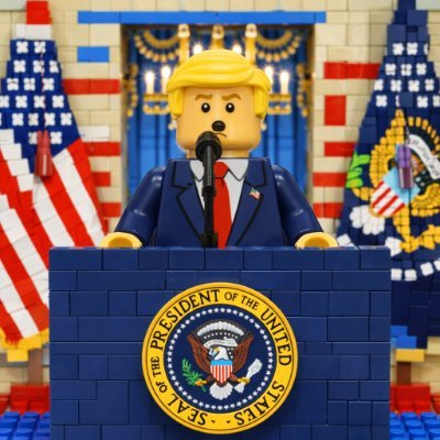 LEGO Trump tweet media