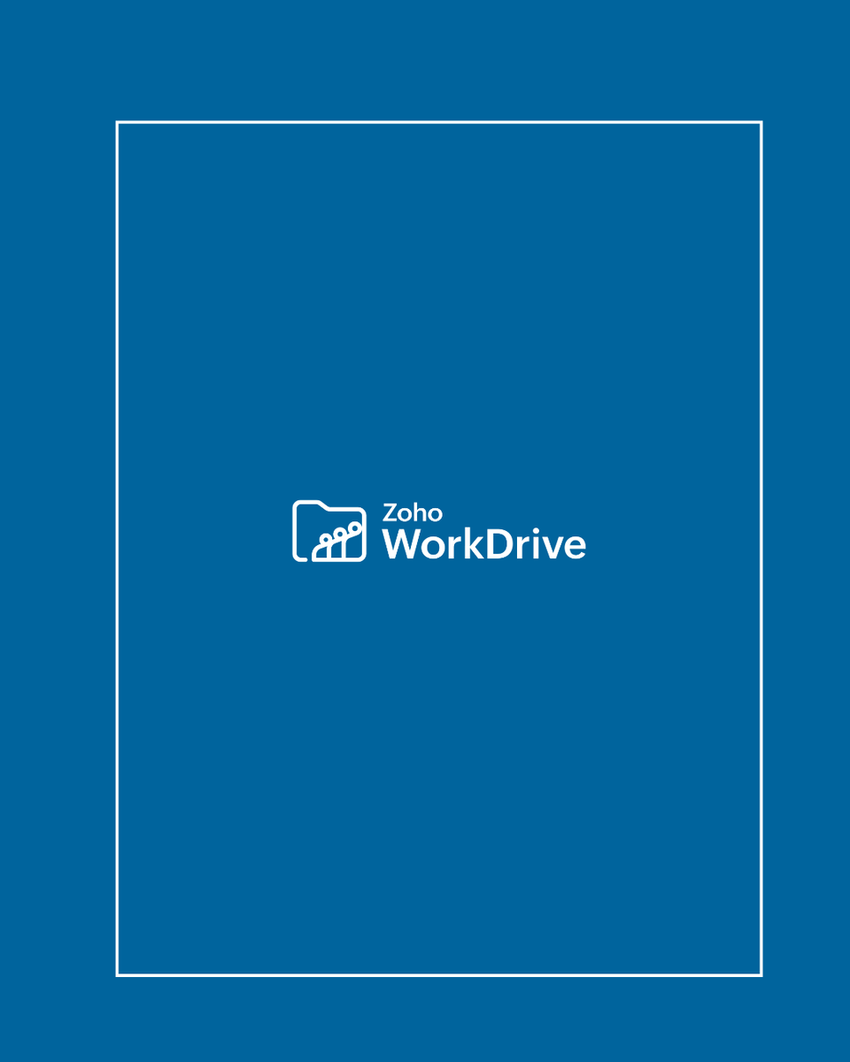 Zoho WorkDrive tweet media