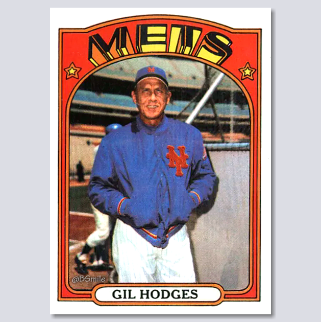 BSmile's tweet image. 1972 Topps Gil Hodges Baseball Card #MLB #Mets #Legend #LGM