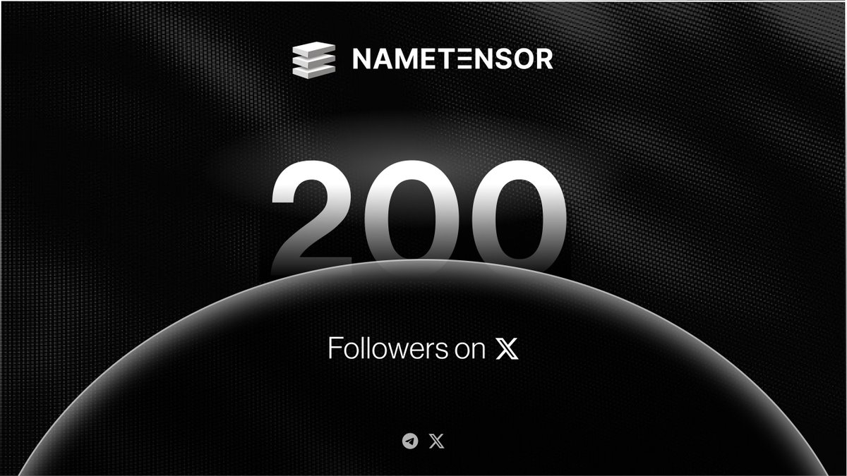 NameTensor tweet media