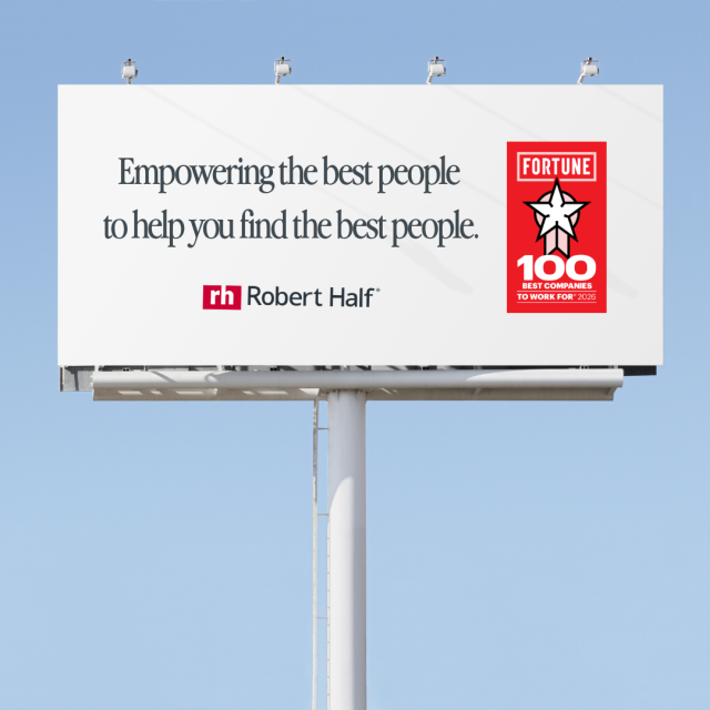 #RobertHalf has again been recognized as one of the 100 Best Companies to Work For by Fortune. #100BestCos #LifeAtRH