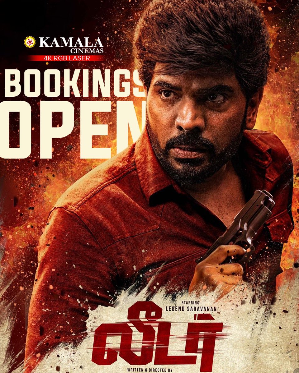 kamala_cinemas's tweet image. Bookings open for @yoursthelegend’s #Leader 🔥
FDFS – Screen 1 (9:00 AM) Housefull
Screen 2 (9:25 AM) now open ! 

Book now and watch the film along with director @Dir_dsk &amp;amp; the movie team ! 

#LegendSaravanan