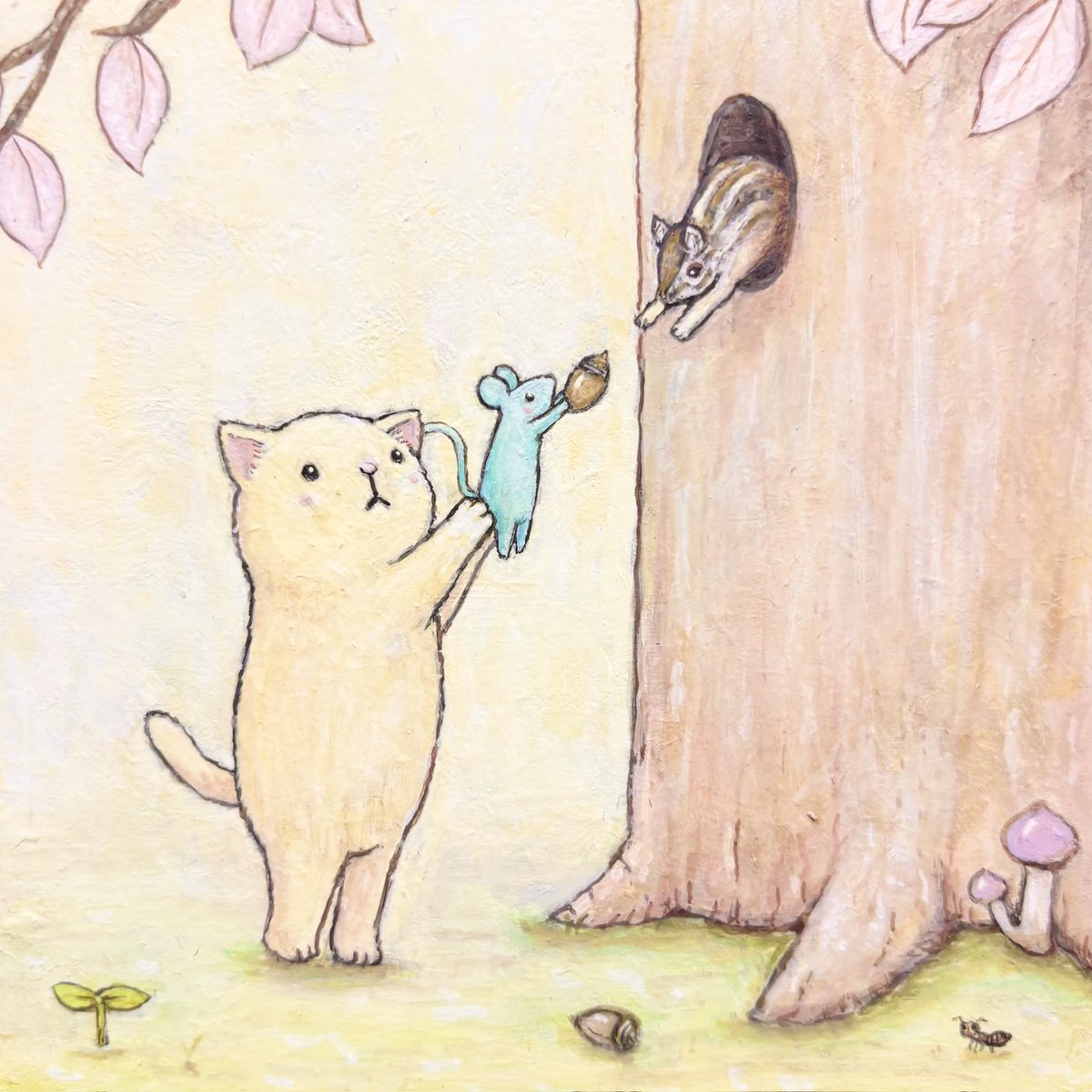 にゃんこまみれ隊∣馬場文化堂2026.4/18・19太宰府アニメ&ファンタジーアート展「異世界」 tweet media