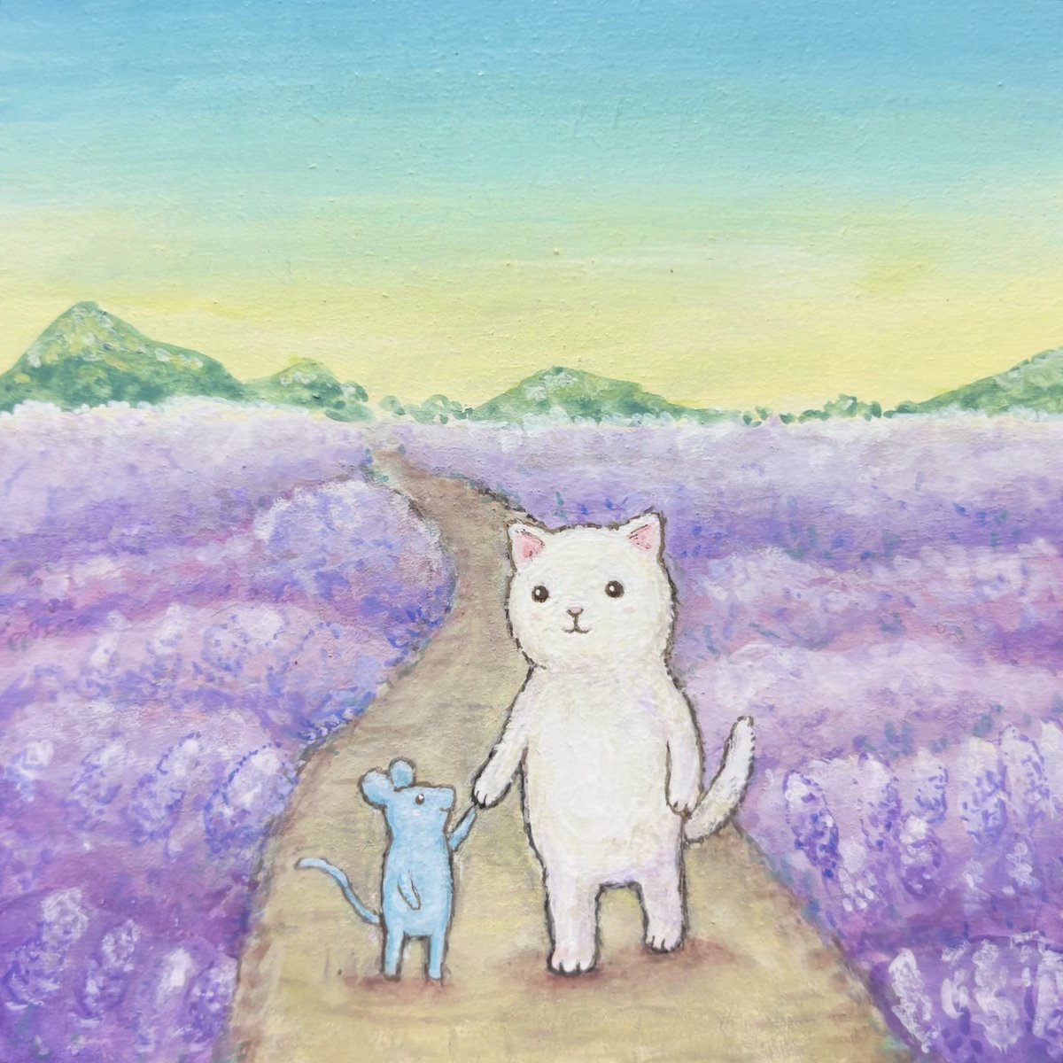 にゃんこまみれ隊∣馬場文化堂2026.4/18・19太宰府アニメ&ファンタジーアート展「異世界」 tweet media