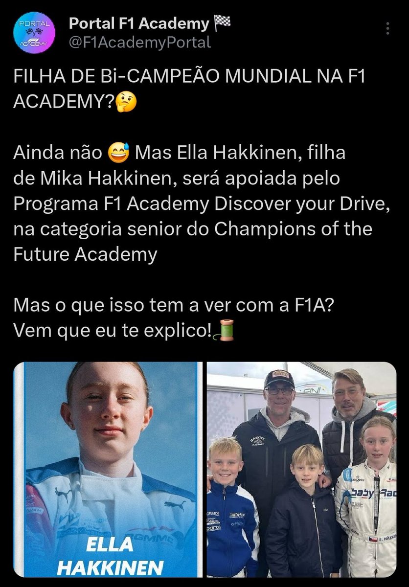 Portal F1 Academy 🏁 tweet media