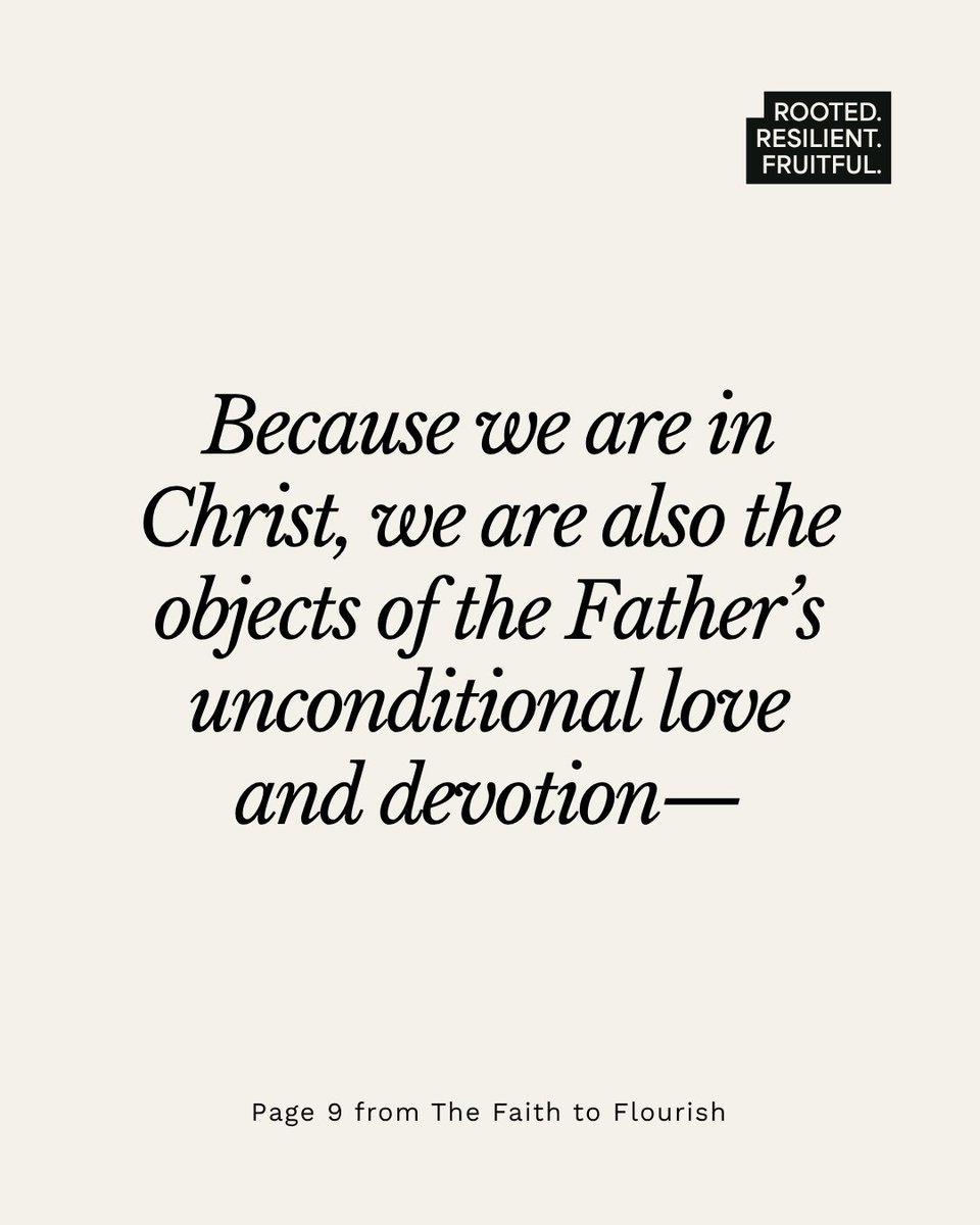 You are loved—not because of what you've done, but because of what Jesus has done.

You are seen, known, chosen—not because you've earned it, but because you're in Christ.
And nothing can separate you from the Father's unconditional love.

This isn't just a nice thought. It's the
