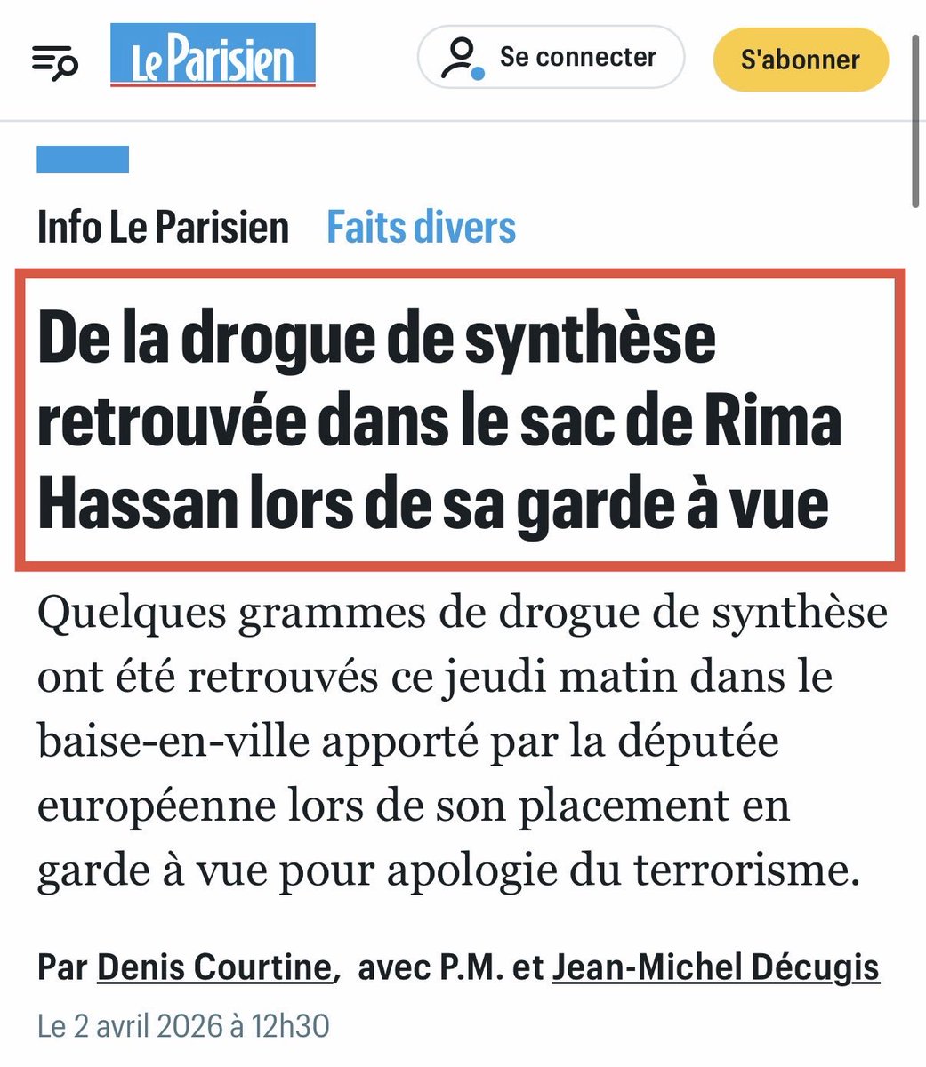 Chamboulée par son placement en garde à vue, Rima Hassan est arrivée avec le sac à main d’Andy Kerbrat.