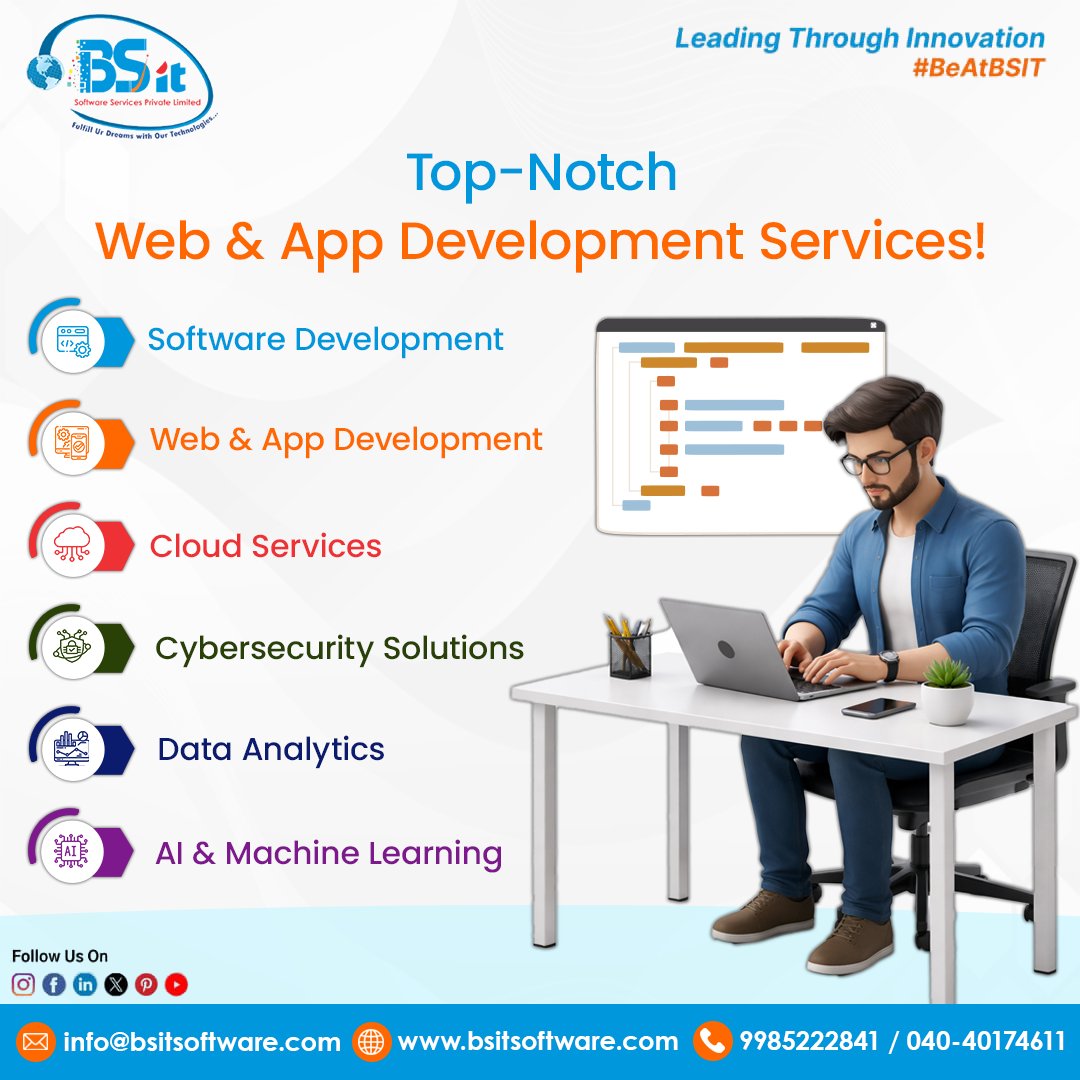 bsitsoftware's tweet image. 🔗 Read the full blog:
bsitsoftware.com/bsit-software-…

🚀 Smart IT Solutions = Business Growth

✔ Scalable applications
✔ Secure systems
✔ Data-driven decisions

💡 Power your business with next-gen technology today!

#BSIT #BSITSoftwareServices #ITSolutions #BusinessGrowth