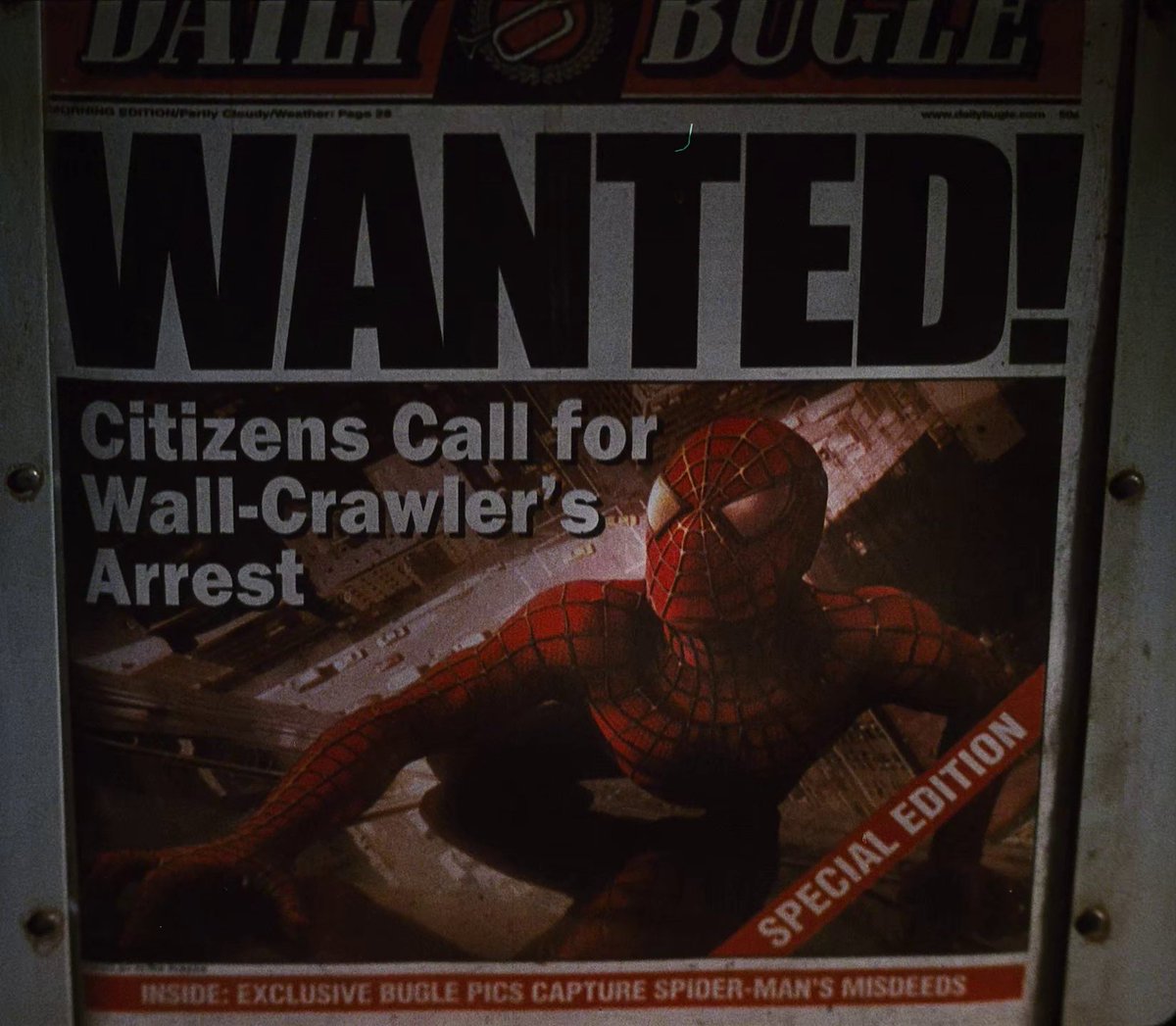 primerisimopp's tweet photo. Spider-Man (2002) 35mm Open-Matte https://t.co/sXm4wawAXR