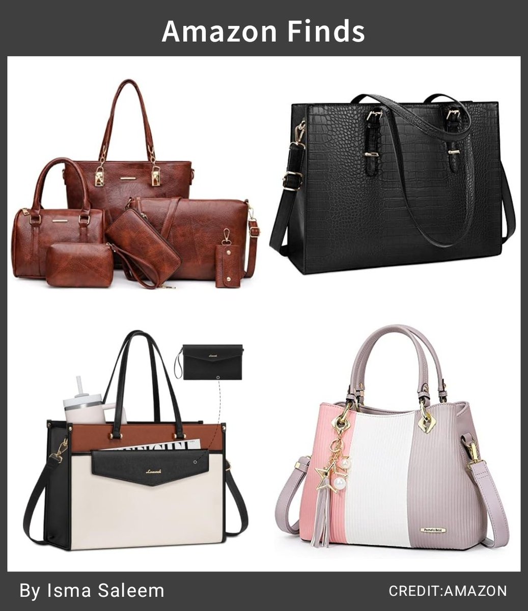 ismasaleemstyle's tweet image. Handbags and purses for all occasions.
#handbags #purses 
#Amazon #amazonfashion #amazonfinds #fashion #fashionblogger #totebag  #founditonamazon 
#ad @amazon
⬇️
amazon.com/shop/englishli…
