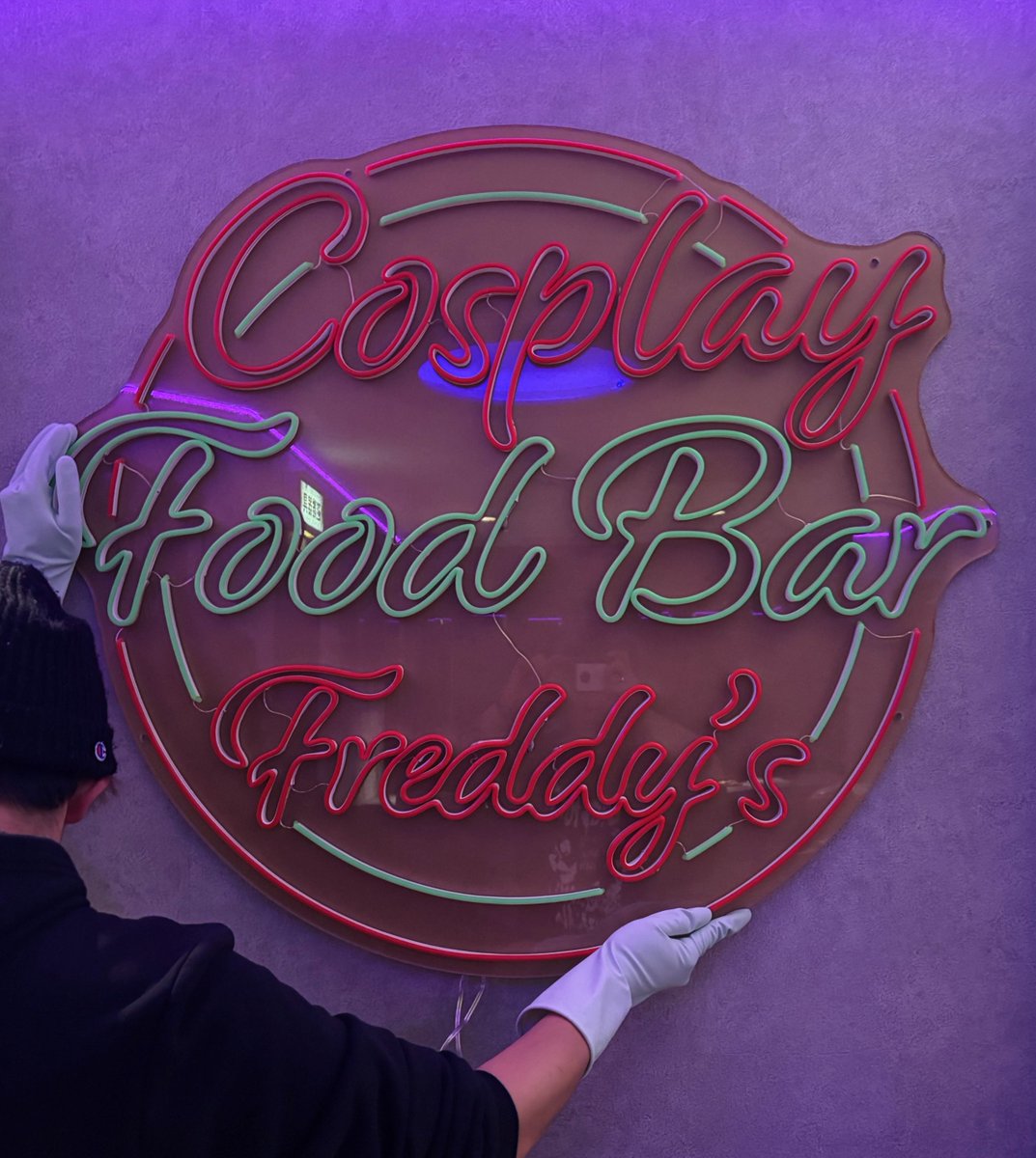 HiroshimaFreddy's tweet image. 『 Cosplay Food Bar Freddy's』
✨🙌✨点灯式✨🙌✨ #CFBF
