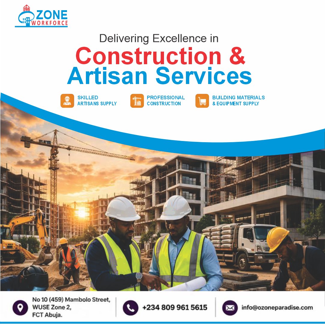 ozoneworkforce's tweet photo. Behind every great result is a team driven by purpose, discipline, and a shared vision.
Ozone workforce is committed to giving you the best.
#OzoneWorkforce #Teamwork #Excellence #Growth #Leadership https://t.co/4tyhF6yM5k