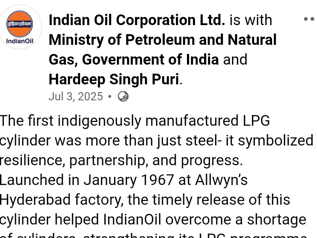 Ysrcpdiehard's tweet photo. The introduction of Liquefied Petroleum Gas (LPG) as a cooking fuel in India began in the mid-1950s (specifically around 1955) by Burmah Shell. 
Chandrababu  was first elected as an MLA in 1978 .
Fake media publicity made by @ncbn &amp; team. #ysrcpfactcheck https://t.co/cA9S06ydi6