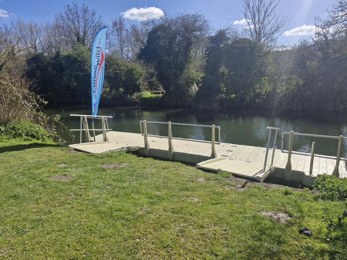 WardleMarine's tweet photo. RotoDock Pontoon 
In March, WMS installed a RotoDock pontoon in Canterbury for Canoe Wild. Moored using piles, the pontoon is intended to give canoers easy access to the water.
If you want a stable, hard-wearing pontoon, great for a variety of activities, get in touch! https://t.co/fGUR6dc3IW