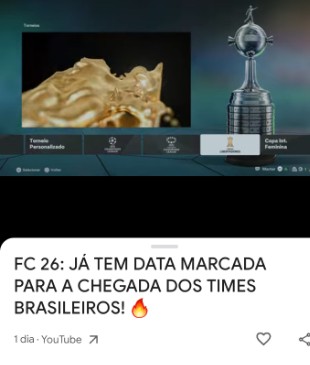 Gente Já vi muitas notícias sobre o brasileirao no FC 26 gente nois estamos no brasil aqui não tem fifipro e tem  a LEI PELE. Você tem que ir que negociar jogador por jogador clube por clube e assim vai.a licença Brasileirao vem a taça logo e bola não vem clubes então esquece