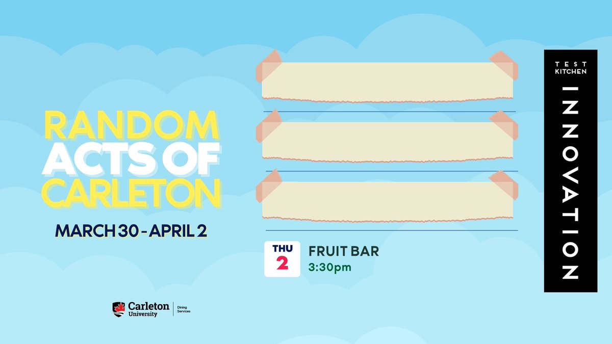 Carleton University Dining Services tweet media
