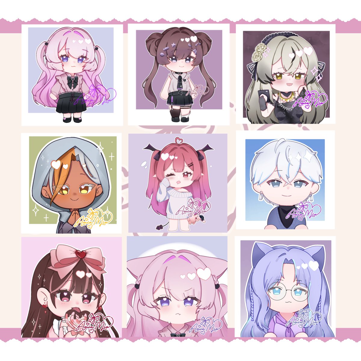 Amiaa_mia's tweet image. Open commision 💕

[ ↻ + ♡ are appreciated ]

Interested? Feel free to DM me! ⁽⁠⁽⁠ଘ⁠(⁠ ⁠ˊ⁠ᵕ⁠ˋ⁠ ⁠)⁠ଓ⁠⁾⁠⁾
 (selama saya tidak amimir 💤)

#wts

#opencommissions #opencommissionindo #chibiart #opencomissionart #digitalart