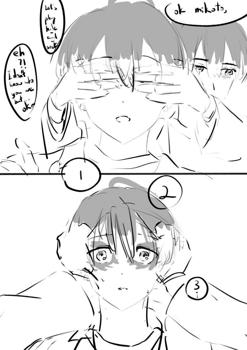 Shimo_0210's tweet photo. You know what?

Hiding behind "it" while playing hide-and-seek is the easiest way for "it" to miss you.

Because "it" can only see the front. https://t.co/oIn7fU5vdM
