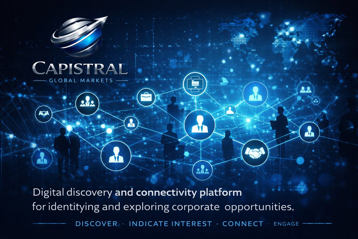 Capistral Global Markets is a digital discovery and connectivity platform designed to help businesses, investors, and stakeholders identify and explore corporate opportunities.
A $BBLC platform.
To learn more visit: capistral.com