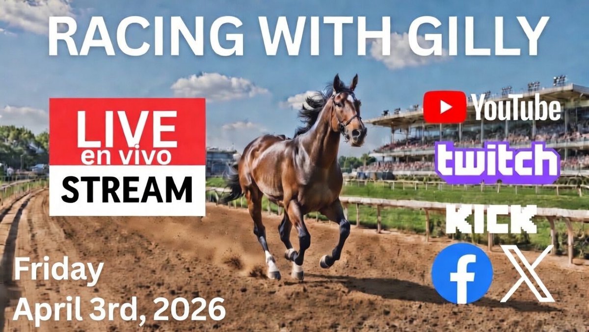 There is NO Racing with Razor today or tomorrow. It's spring break and the kids are home from school

BUT

We still have you covered!!

Racing with GILLY Pops off today and tomorrow 12pm!

Join <a href="/Gilly_Capper/">GillyCapper</a> as he handicaps and calls the races on screen LIVE for each race!