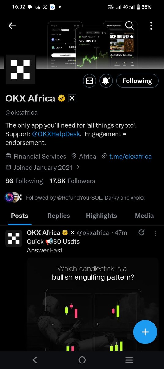 Legit_360's tweet photo. @okxafrica ( B ) ✅💯

🙏 https://t.co/NXf07Obvii
