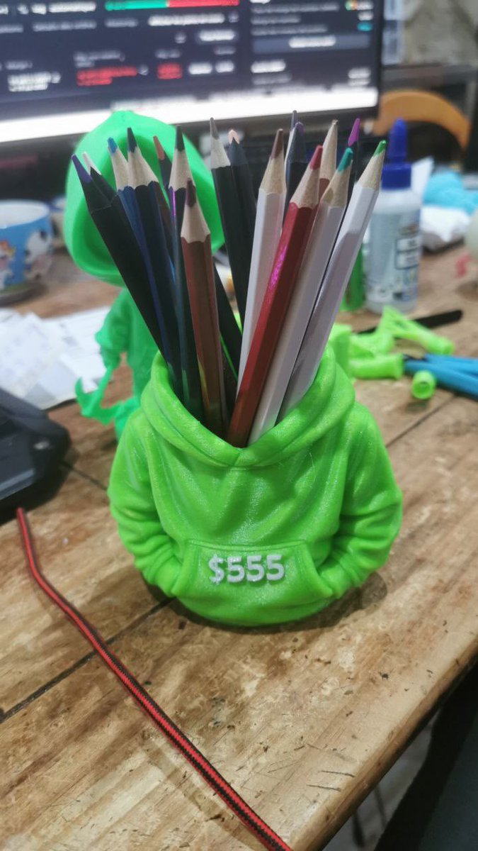 You know you can be anything in this world of free will . 

Who else loves my pencil holder ?