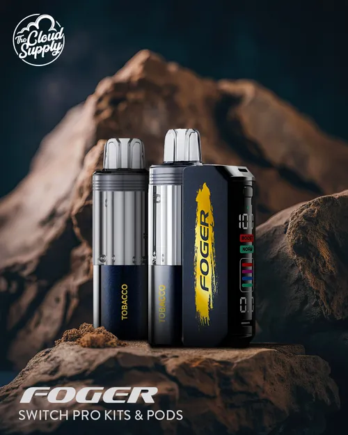 TheCloudSupply's tweet image. The Foger Switch Pro Kit isn’t your typical disposable… It’s built to keep customers coming back. A smart combo of power dock + replaceable pods means more value for vapers- and more repeat sales for your business.

🛒 thecloudsupply.com 

#RetailReady #FogerSwitchpro