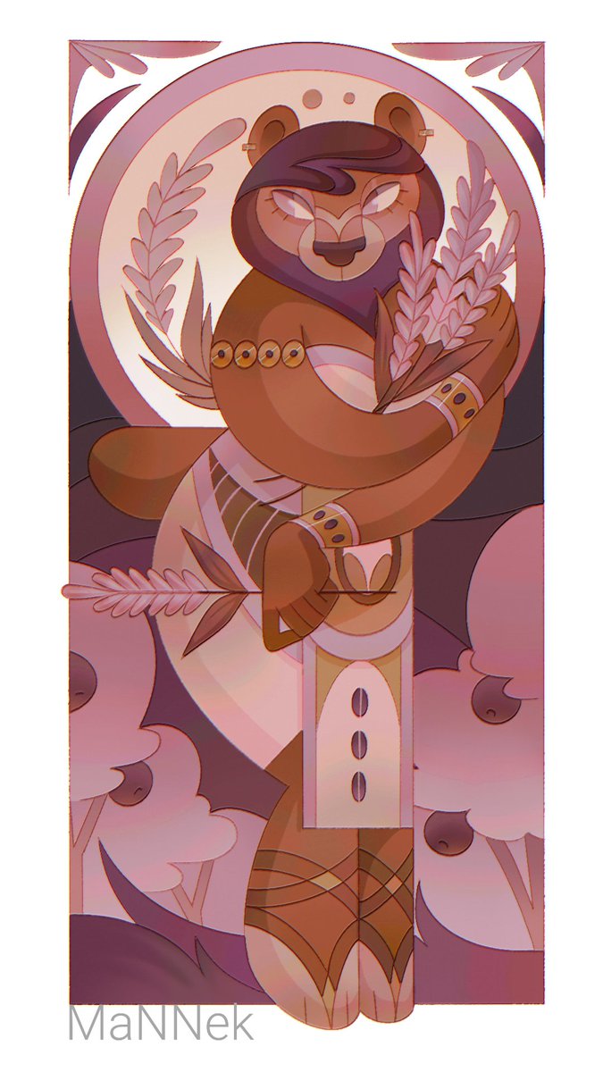 Harvest 👐

#art #illustration #original #mythology #demeter #bear