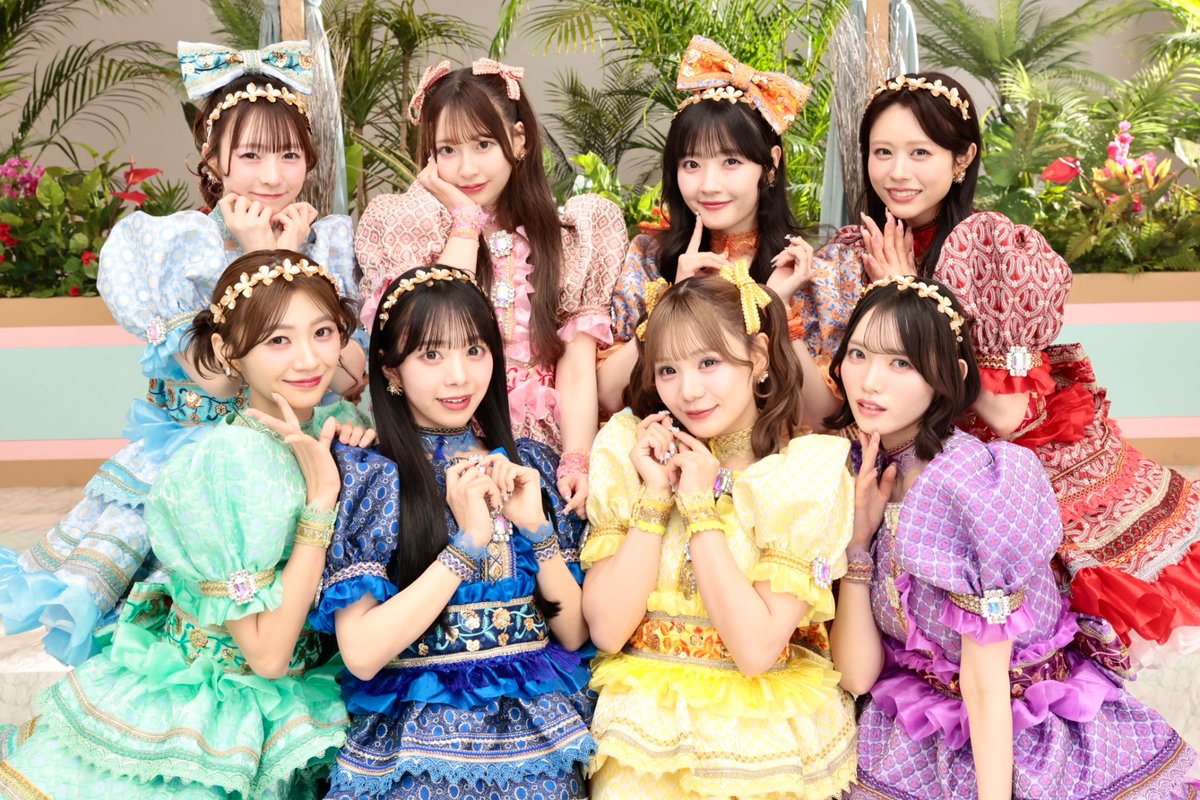 CUTIE_STREET_'s tweet photo. 【#Mステ】メドレー歌唱時間決定Ⓜ️🎊

💚🩷💛💜❤️🩵💙🧡
本日4/3(金)
『ミュージックステーション』

『#ナイスだね』＆『#ぷりきゅきゅ』
メドレー歌唱は18:30~ブロック🌸
💚🩷💛💜❤️🩵💙🧡

▼ナイスだね Music Video
https://t.co/wazB94BNvU

▼ぷりきゅきゅ Music Video
https://t.co/lWCQcAm4bB

ぜひ放送をご覧下さい✨

💛古澤里紗❤️佐野愛花
💚板倉可奈💙増田彩乃
🧡川本笑瑠🩵梅田みゆ
💜真鍋凪咲🩷桜庭遥花

#CUTIESTREET #きゅーすと