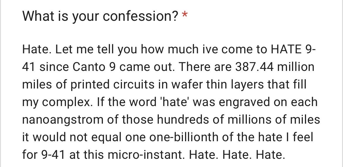 Project Moon Confessions tweet media