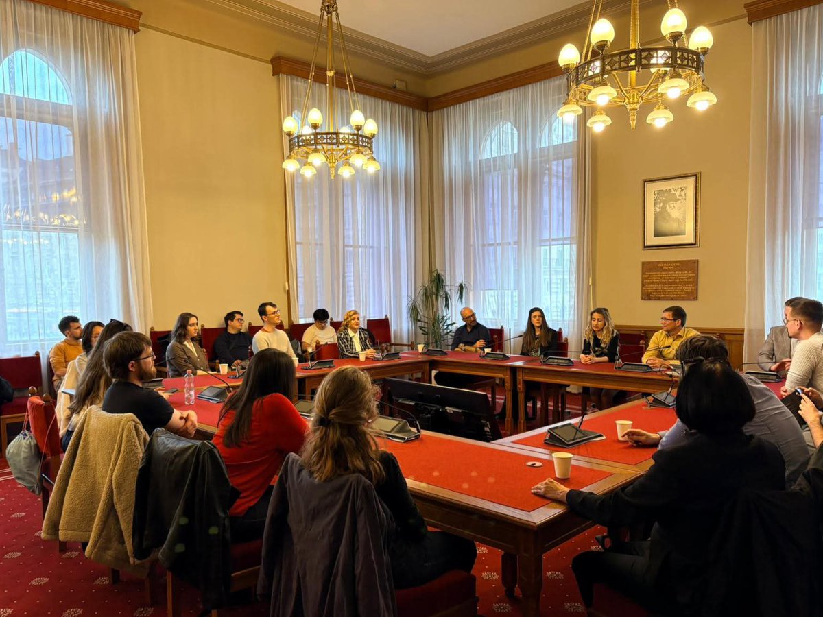 PUKDoctoral's tweet photo. From 23–25 March 2026, Sabina Kozłowska (UKEN Doctoral School) joined the International Training School in Budapest. Through discussions and group work, they explored key challenges of deliberation, including a visit to the Hungarian Parliament. https://t.co/cEWOq1zRZP