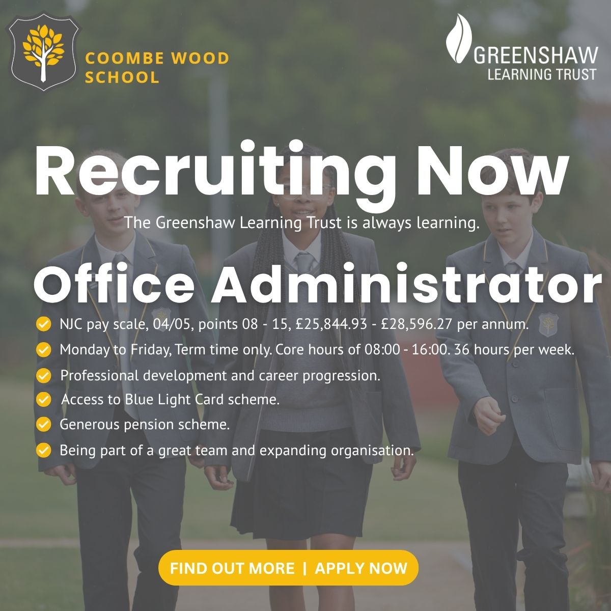 Greenshaw Learning Trust Recruitment tweet media