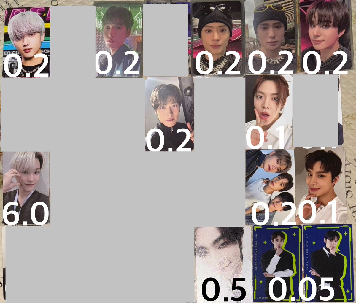 daeripc's tweet photo. 엔시티 포카 양도

refund x / video x / 0.5 🔼
준등기 shipping fee 0.18

https://t.co/88v63Egyir
재현 도영 마크 해찬 정우 천러 지성 쟈니 마크 런쥔 제노 재민 은석 텐 양양 헨드리 태용 시온 사쿠야 유타 윈윈 리쿠 sp nct wish dream sell wts 127 위시 일이칠 드림 https://t.co/XZ8PIoQai6