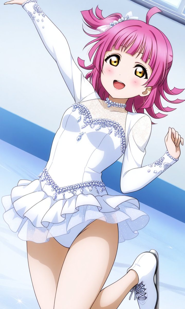 璃奈ちゃんのフィギュアスケート⛸️ #天王寺璃奈 #LLフィギュア