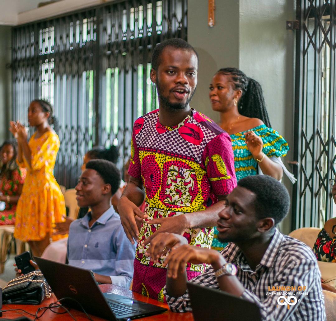 ghamsu_uglocal's tweet photo. ✨ Glimpses of the launch of Ambassadorial Praise. Prayers lifted high, praises resounding, and the joy of ambassadors beautifully captured. Thank you ambassadors for a successful launch 💒🙌
#ambassadorialpraise #ghamsuuglocal #ambassadorsforchrist https://t.co/d13GRYlOAK