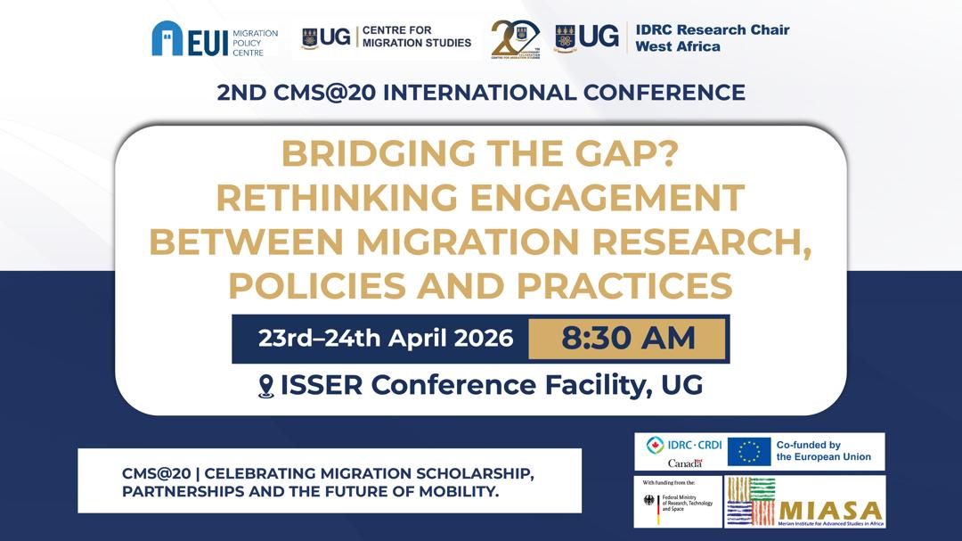 Centre for Migration Studies - UG tweet media